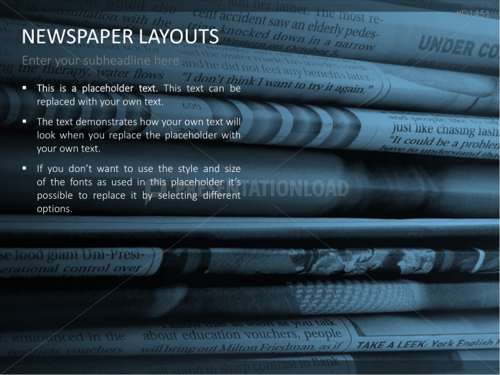 Newspaper Layouts