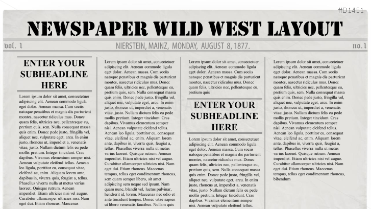 Newspaper Layouts