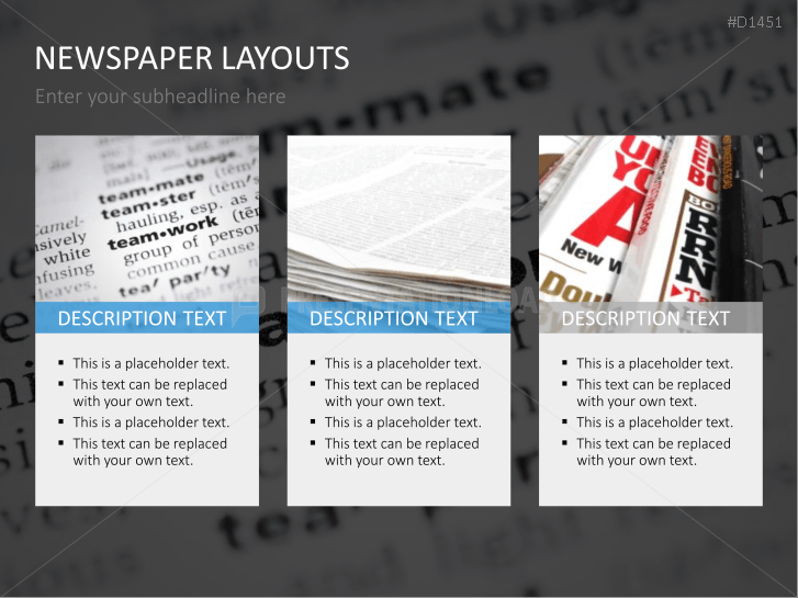 Newspaper Layouts