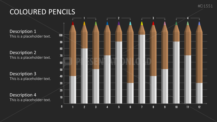 Coloured-Pencils | PowerPoint Templates | PresentationLoad