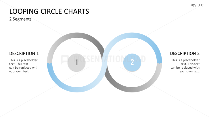 Circle Charts PowerPoint Template - Looping