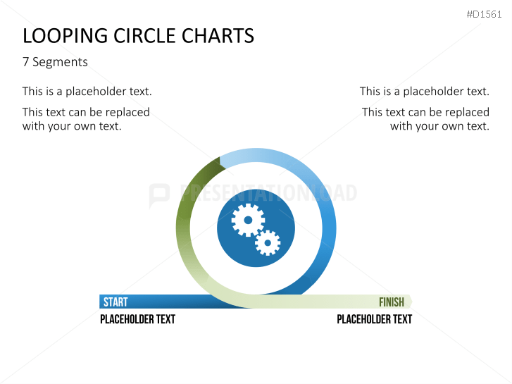 Circle Charts PowerPoint Template Looping