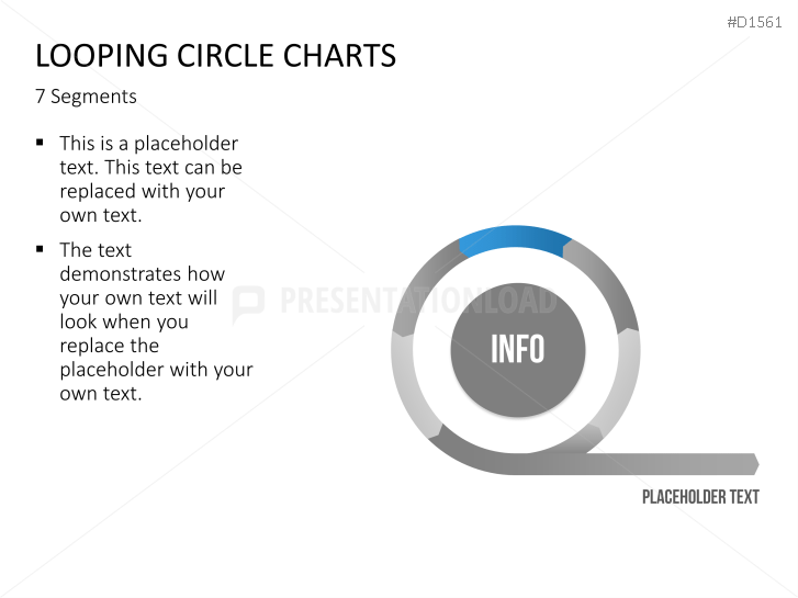 Circle Charts PowerPoint Template Looping