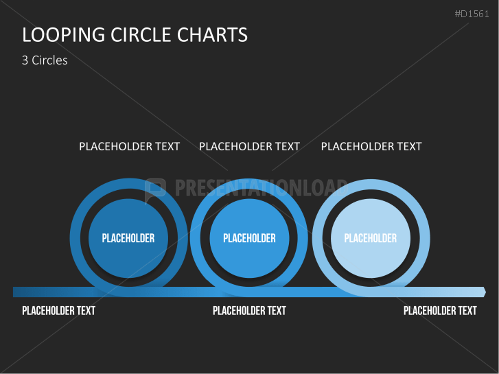 Circle Charts PowerPoint Template Looping