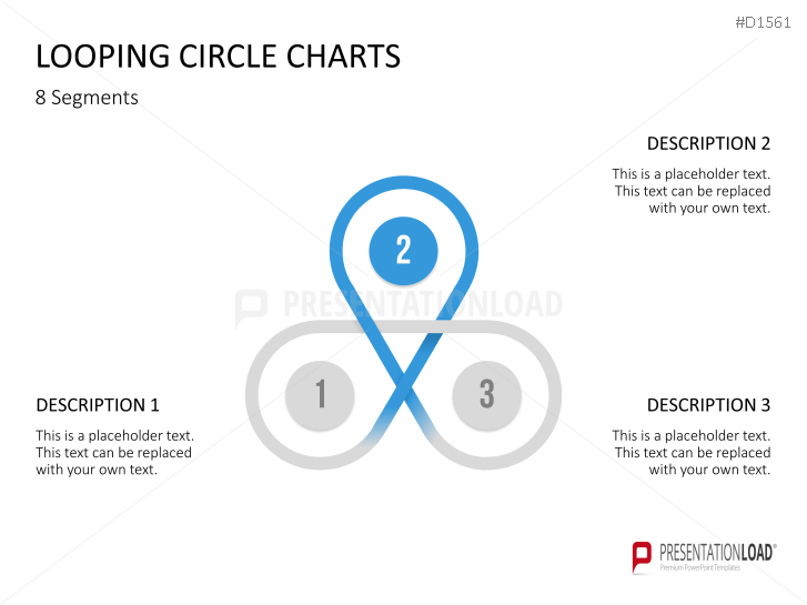 Circle Charts PowerPoint Template Looping