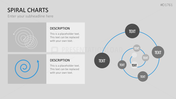 Spiral Charts | PowerPoint Templates | PresentationLoad