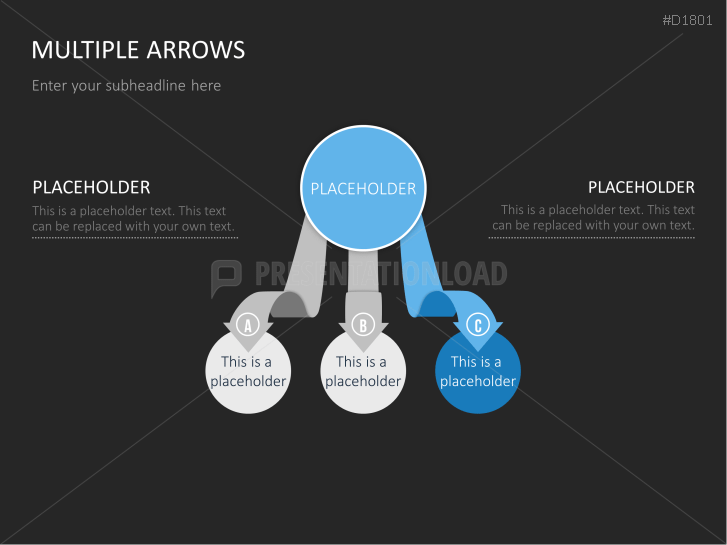 Multiple Arrows Powerpoint Template Presentationload 6410