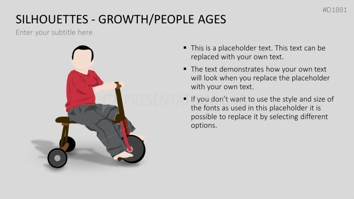 Silhouettes - Growth / People Ages