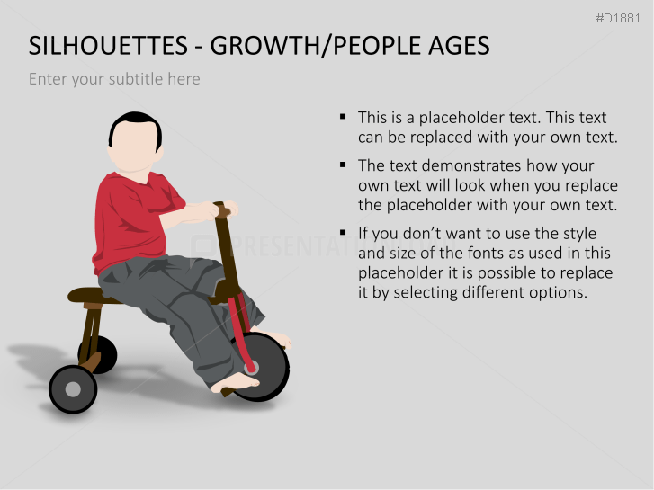 Silhouettes - Growth / People Ages