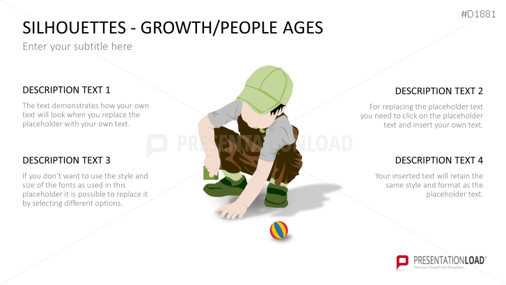 Silhouettes - Growth / People Ages