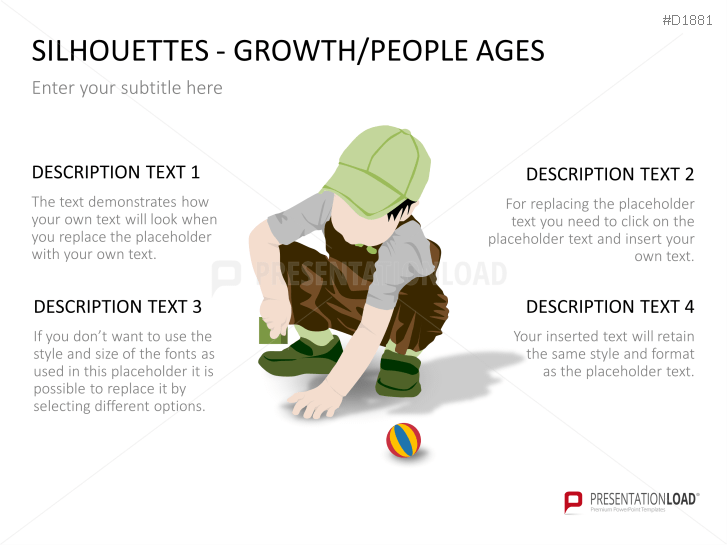 Silhouettes - Growth / People Ages