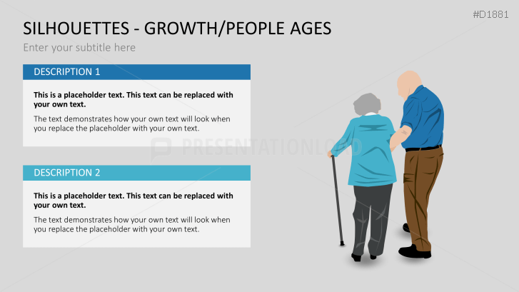 Silhouettes - Growth / People Ages