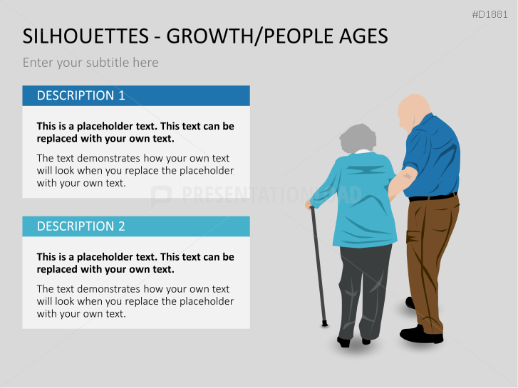 Silhouettes - Growth / People Ages