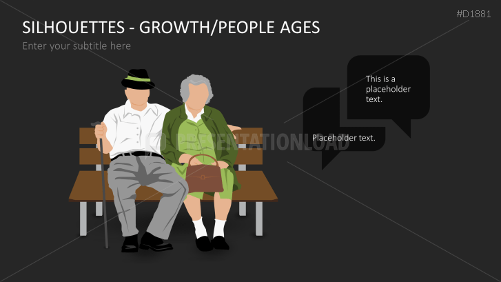Silhouettes - Growth / People Ages