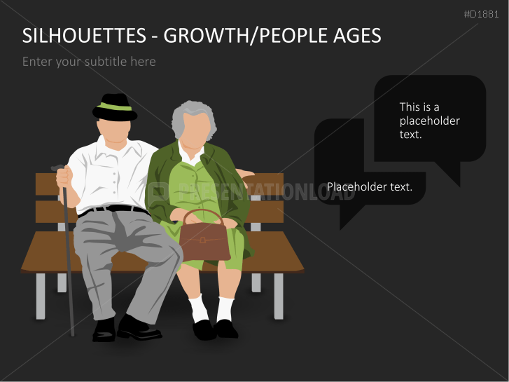 Silhouettes - Growth / People Ages