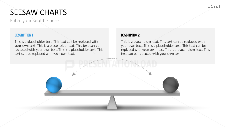 Seesaw Diagram Powerpoint Template