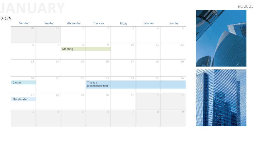 Calendar 2025