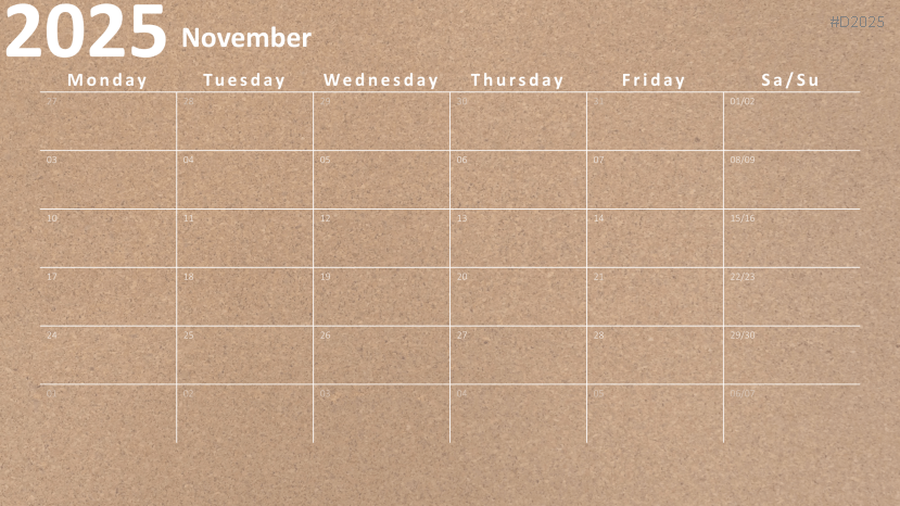 Calendar 2025