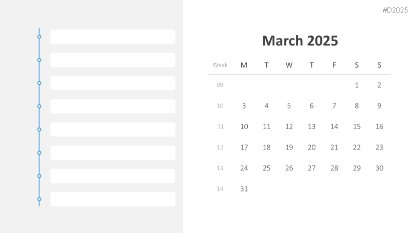 Calendar 2025