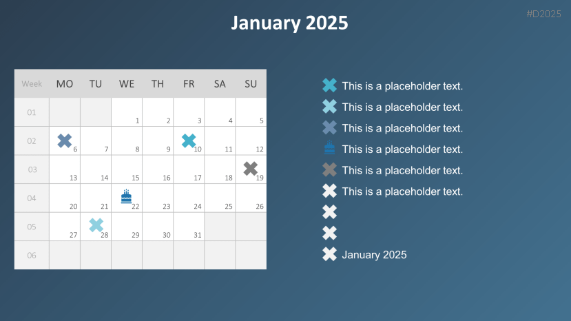 Calendar 2025