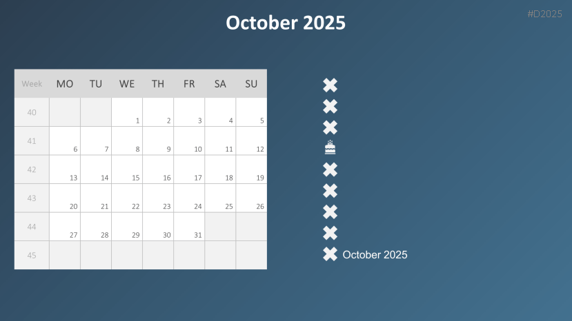 Calendar 2025