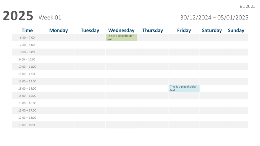 Calendar 2025