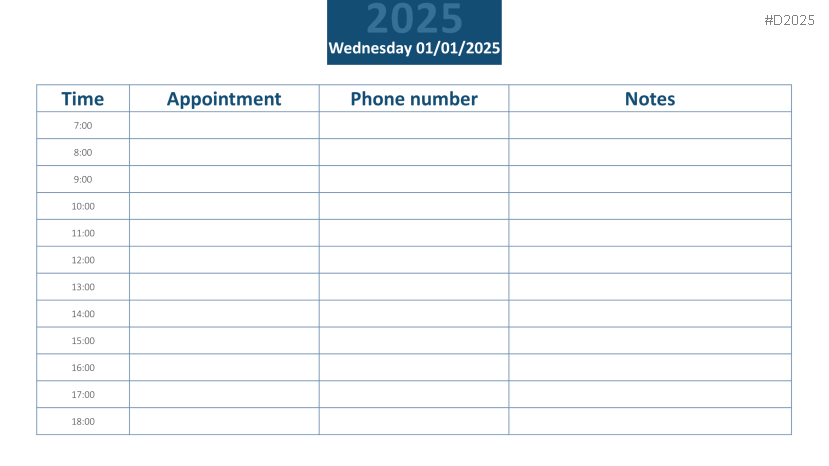 Calendar 2025