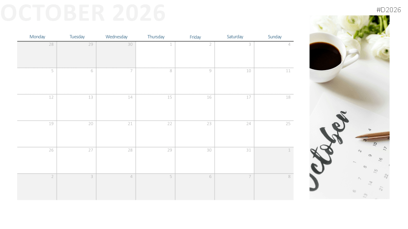 Calendar 2026