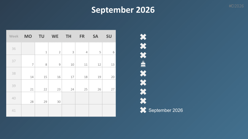 Calendar 2026