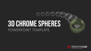Sphères argentées 3D _https://www.presentationload.fr/boules-3d-en-chrome-modele-powerpoint.html