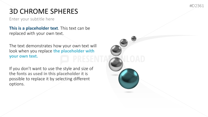 3D Chrome Spheres