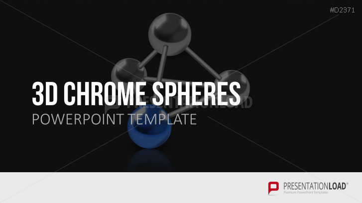 3D Chrome Spheres-Structures