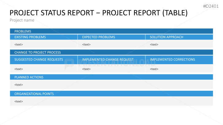 Basic Project Management PowerPoint Template