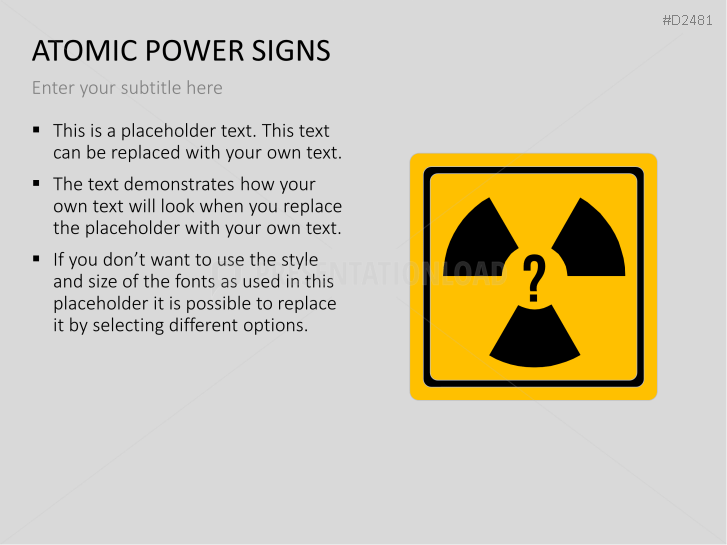 Nuclear Power - Warning Signs