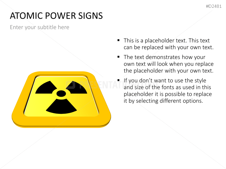 Nuclear Power - Warning Signs | PowerPoint Templates | PresentationLoad