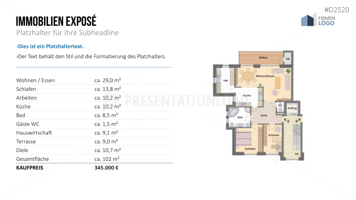 Presentationload Immobilien Expose Vorlagen