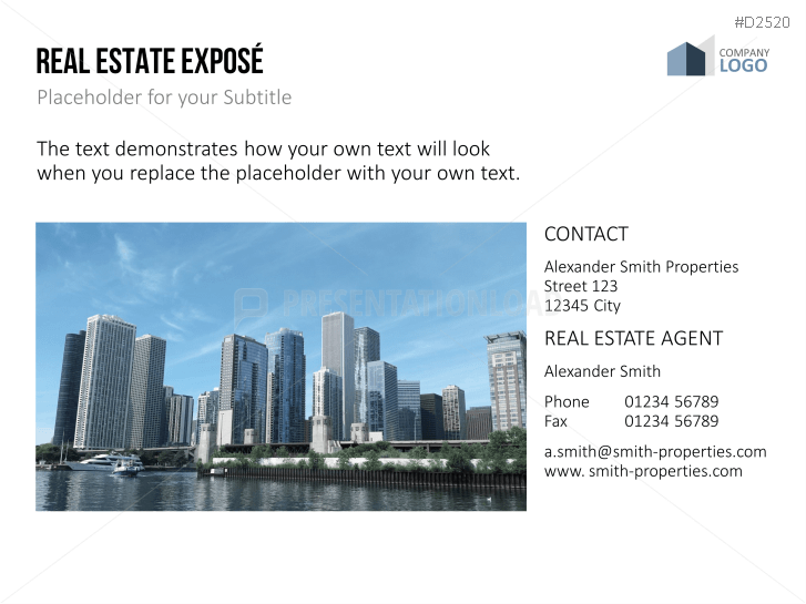 Real Estate Exposé templates