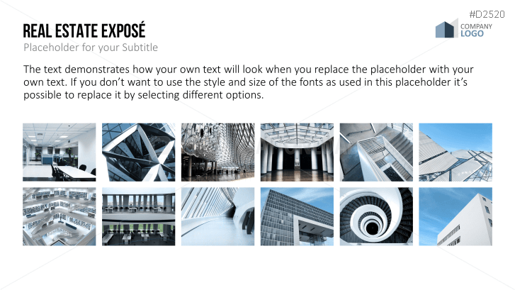 Real Estate Exposé templates