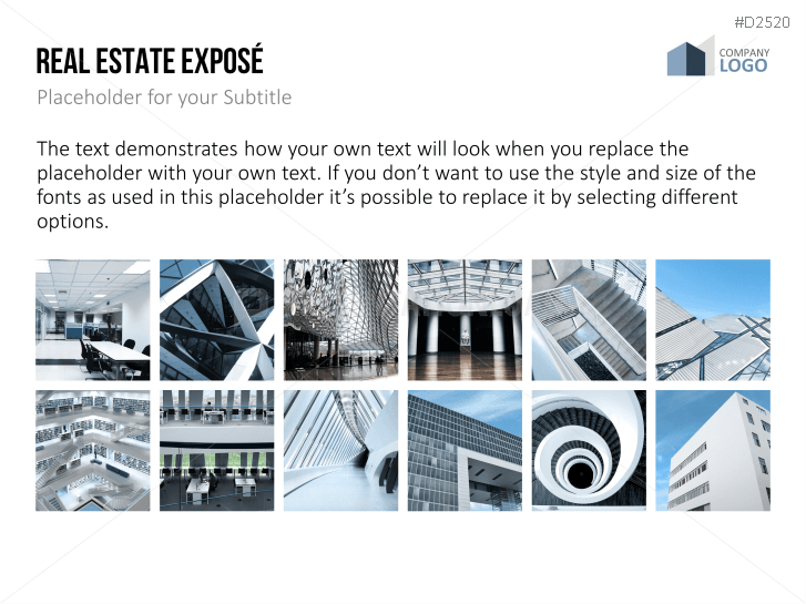 Real Estate Exposé templates