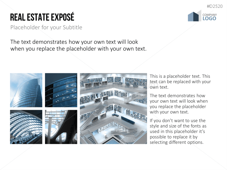Real Estate Exposé templates