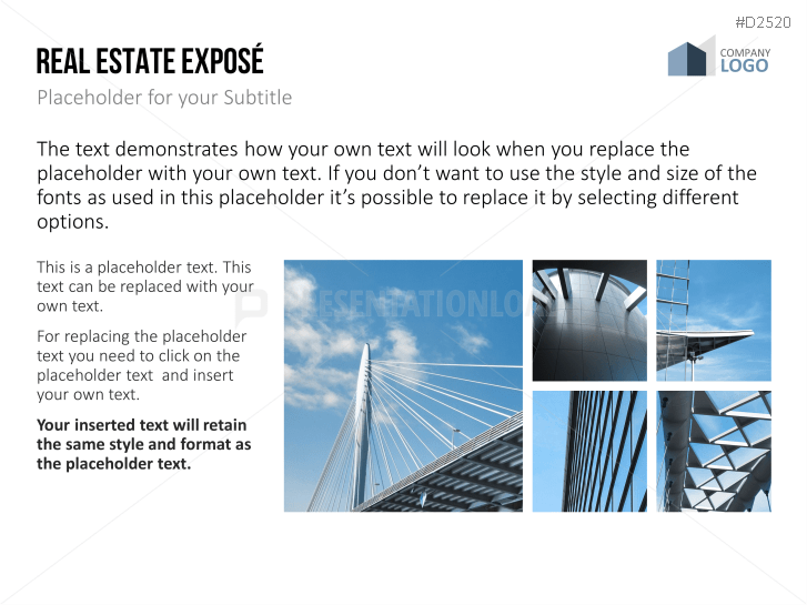 Real Estate Exposé templates