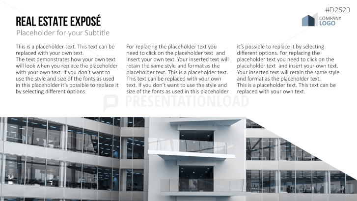 Real Estate Exposé templates