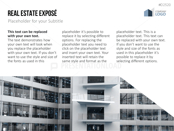 Real Estate Exposé templates