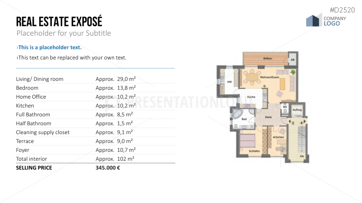 Real Estate Exposé templates