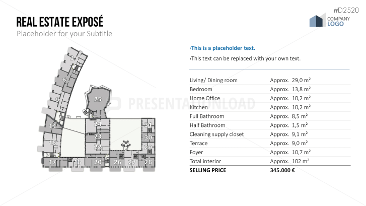 Real Estate Exposé templates
