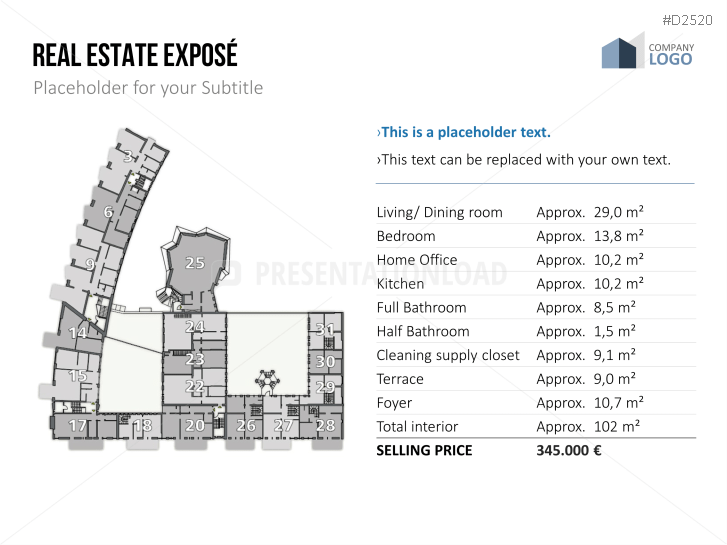 Real Estate Exposé templates