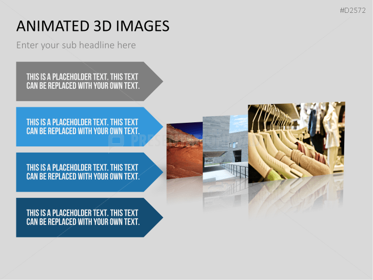 Animierte 3D Bilder | PowerPoint Vorlage | PresentationLoad