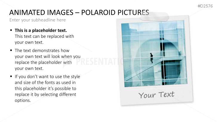 Animierte Polaroid Bilder Powerpoint Vorlage Presentationload