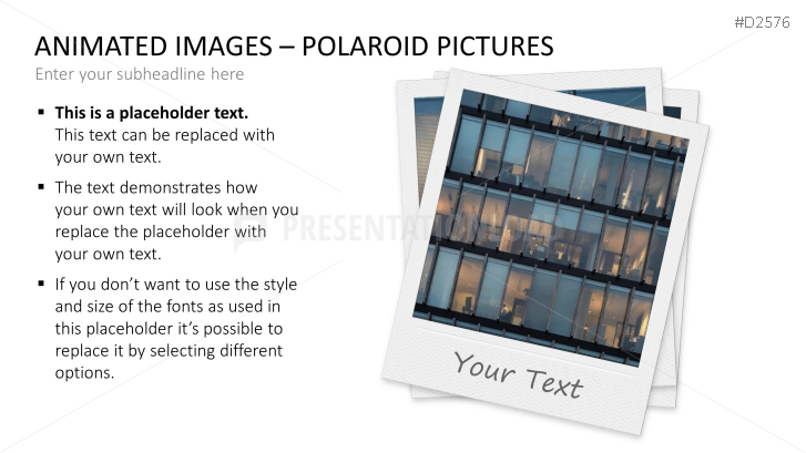 Animierte Polaroid Bilder Powerpoint Vorlage Presentationload