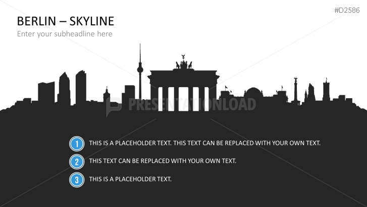 Cityscapes / Skylines for PowerPoint (Vector Graphics)